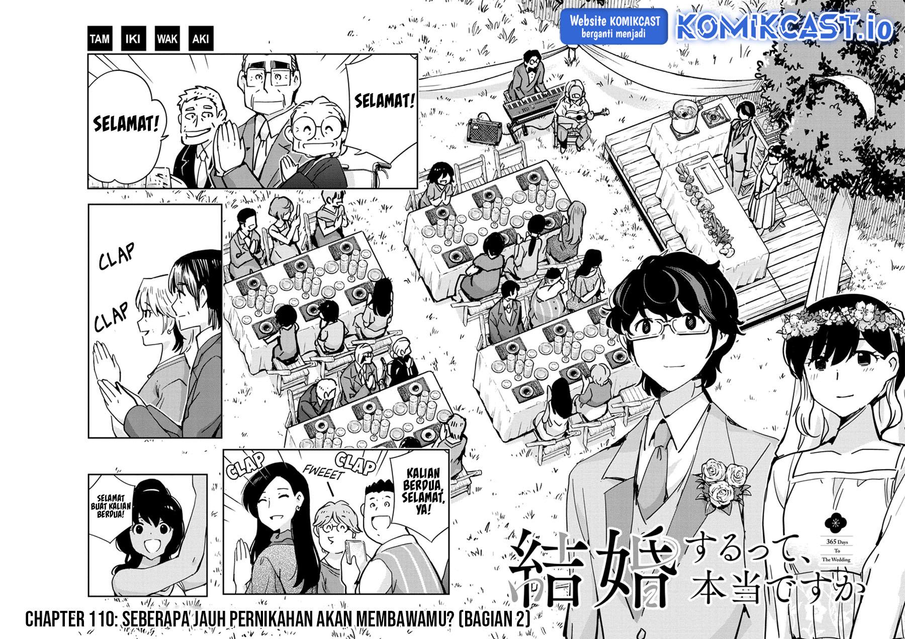 Kekkon Surutte, Hontou desu ka? Chapter 110 End